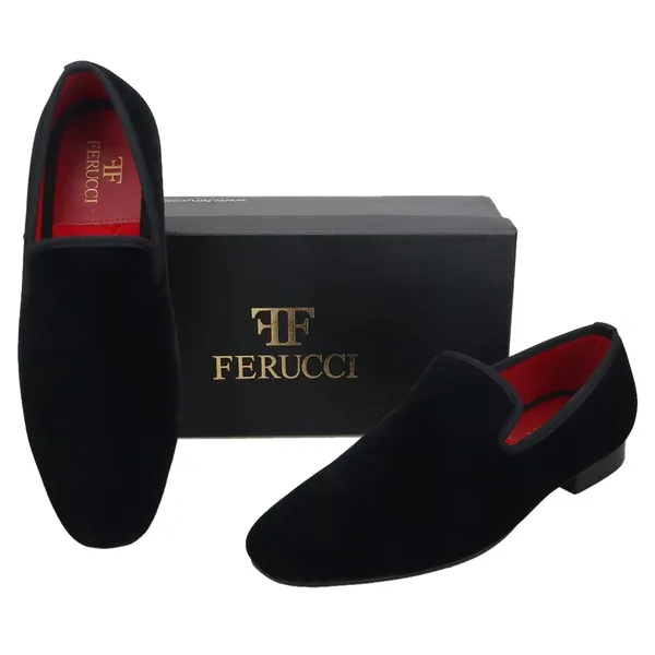 Ferucci shoes black color with a box